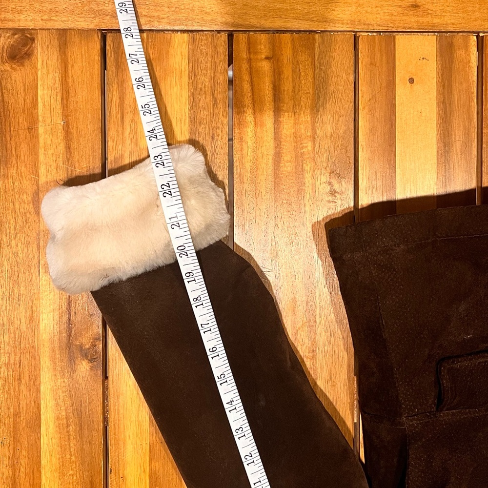 🌹Vintage 1999's  Wilson's Leather Maxima Women Suede Coat Faux Fur Lining Jacket - Picture 12 of 16